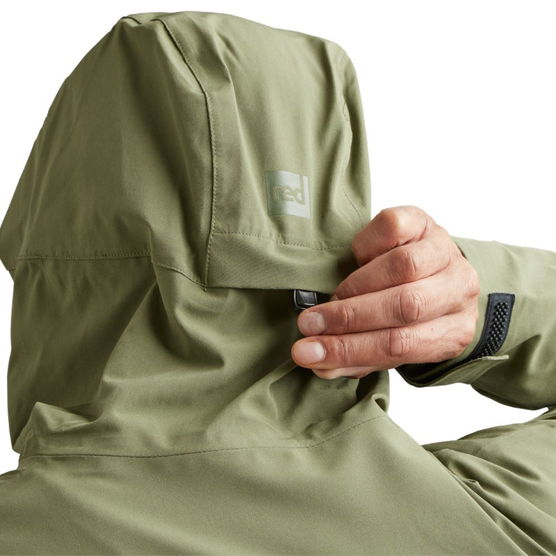 Men's Pursuit Waterproof Lightweight Changing Robe Jacket - Olive Green