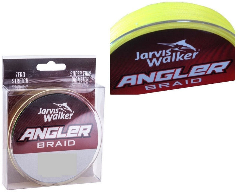 150yd Spool of 50lb Jarvis Walker Angler Braid - Chartreuse Fishing Braid