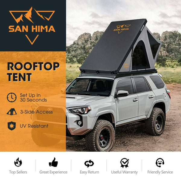 SAN HIMA Kalbarri Lite Roof Top Tent Hardshell With Ladder Waterproof Camping