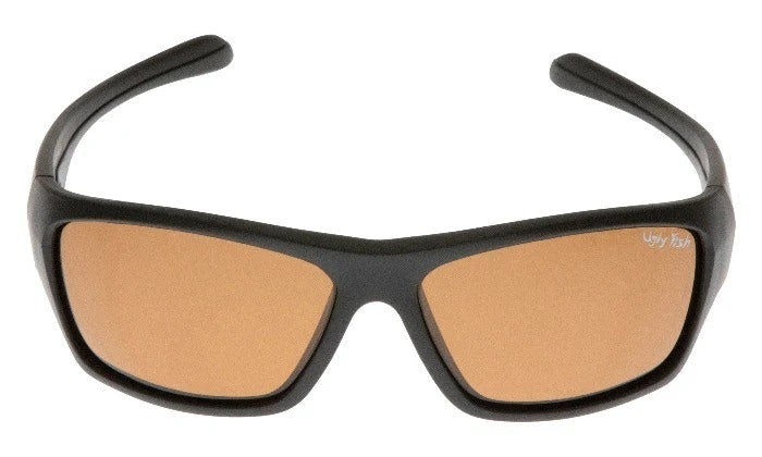 Ugly Fish PU5117 Unbreakable Polarised Black Frame/Brown Lens Wrap Sunglasses