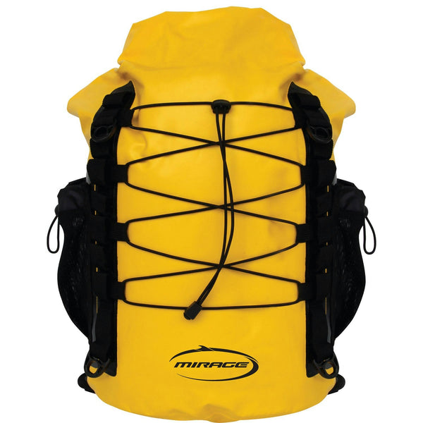 Mirage Waterman Yellow 25 Litre Roll-Top Waterproof PVC Backpack Dry Bag