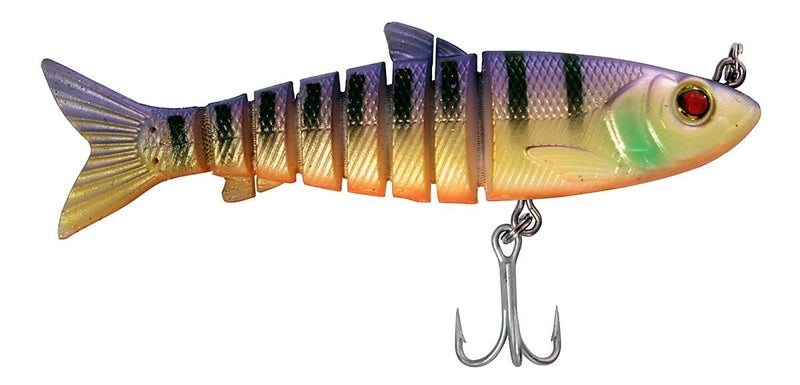 Zerek Live Mullet 3.5" 18g Soft Body Jointed Swimbait Fishing Lure