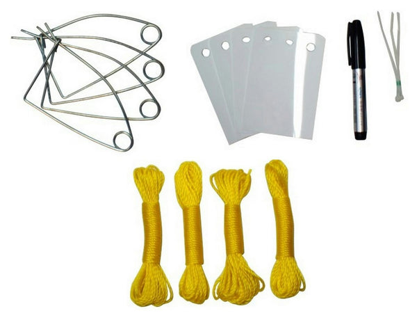 Crab Rope, Baitclips and Crabbing ID Kit - Crabbing Accessories Bundle