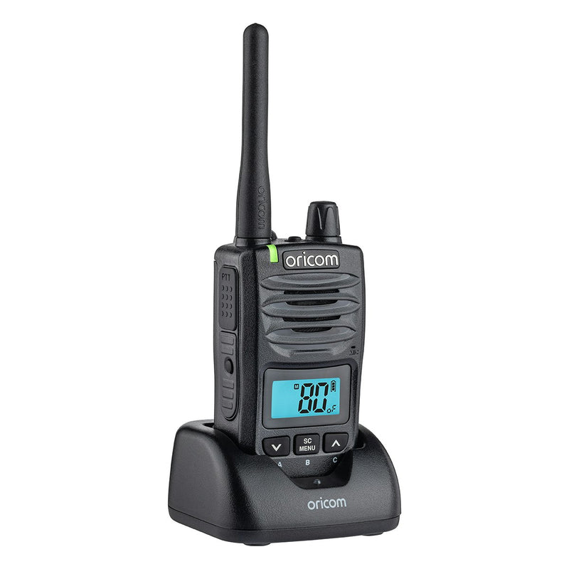 Oricom DTXTP600 5 Watt IP67 Waterproof Handheld UHF CB Radio Trade Pack (Twin Radios)