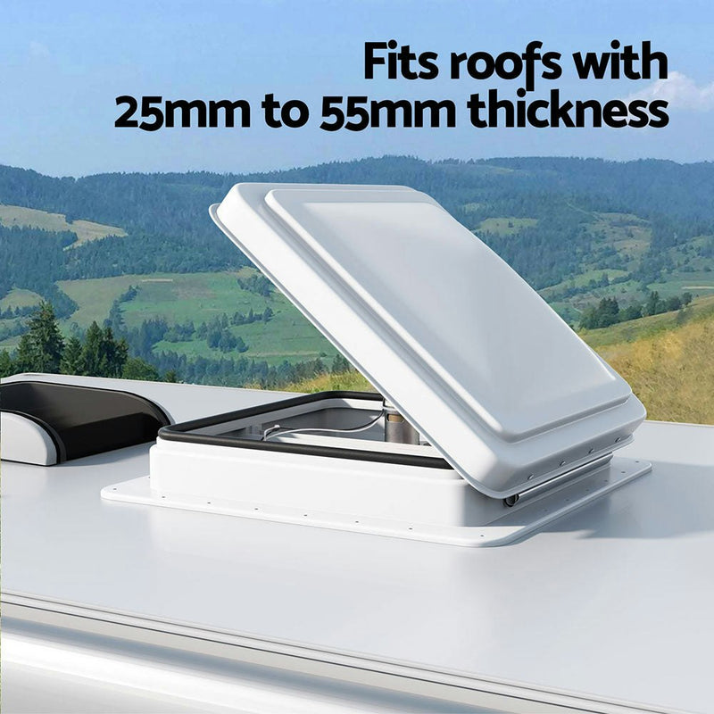 Caravan Roof Vent - White