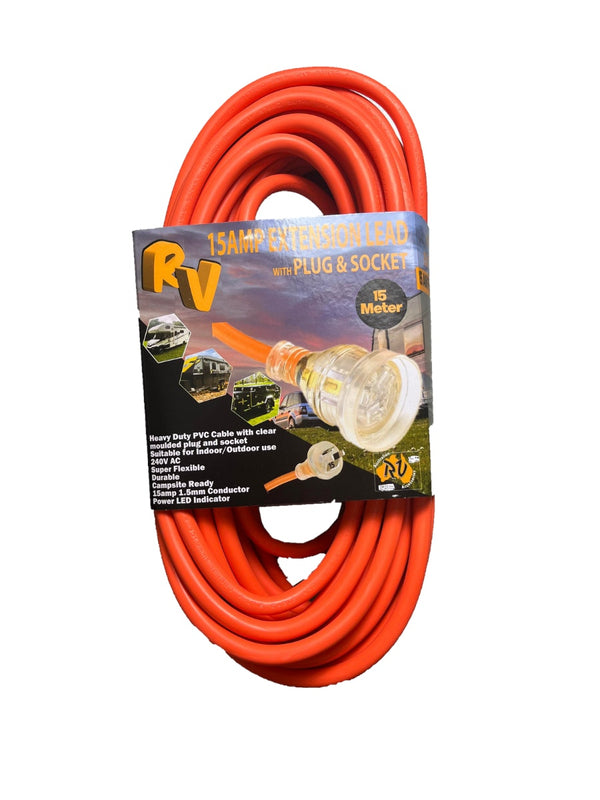 Australian RV 15M 15 Amp Extension Lead