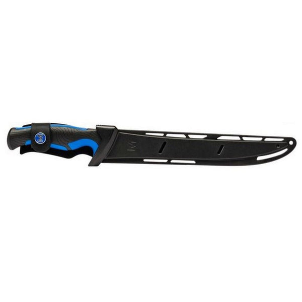 Mustad Blue Series 9 Inch Stainless Steel Fillet Knife with Sheath