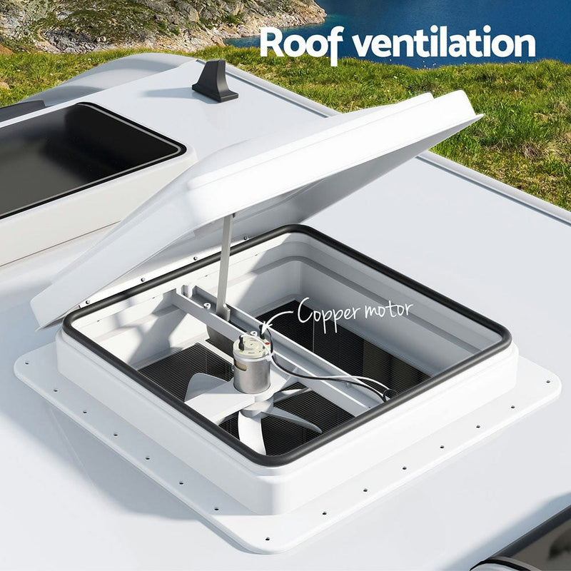 Caravan Roof Vent - White