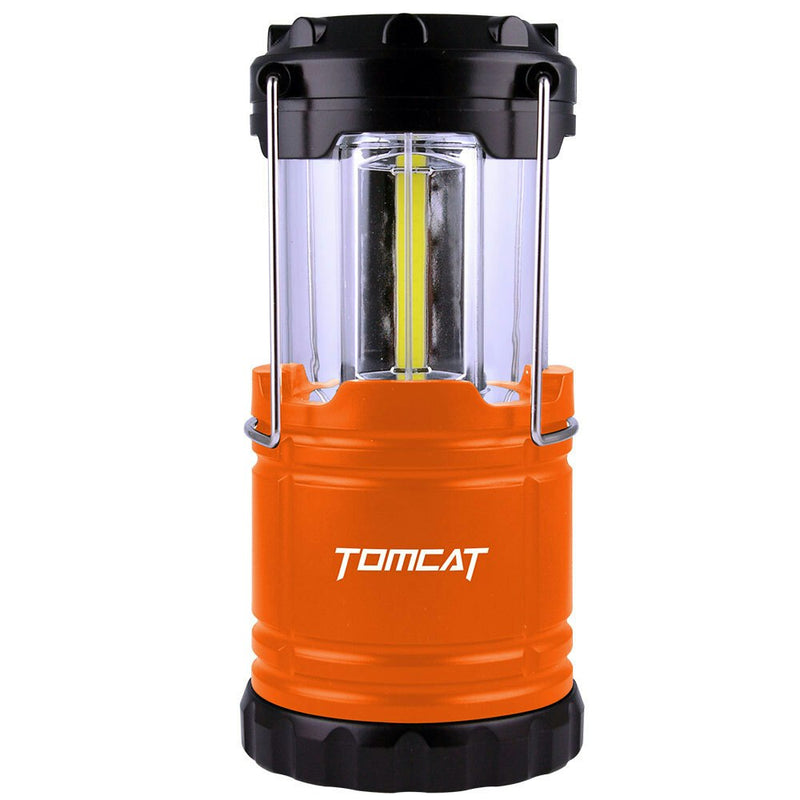 2x Tomcat 3W COB LED 12.4cm Mini Lantern Lamp 100LMLight w/ AAA Batteries Orange