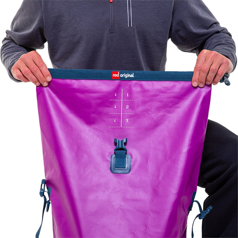 Waterproof Roll Top Dry Bag Backpack - Venture Purple