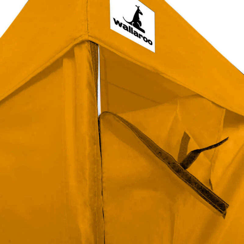 Wallaroo Gazebo Tent Marquee 3m x 4.5m PopUp Outdoor - Orange