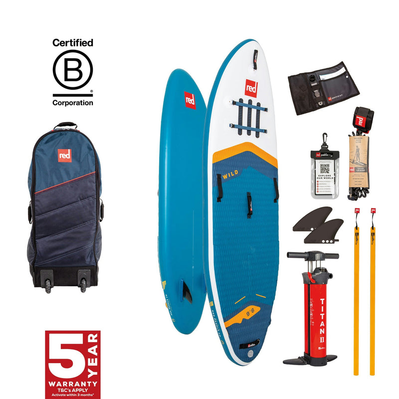 9'6" Wild MSL Inflatable Paddle Board