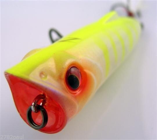 Brand New 50mm  Zerek Poparazzi 4.5 grams Top Water Popping Fishing Lure