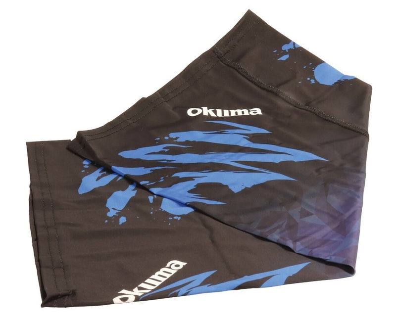 Black Okuma Sun Mask - Lightweight, Breathable, Multifunctional Head Scarf