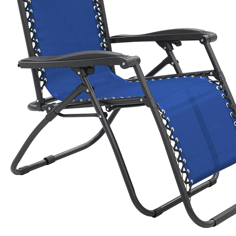 Wallaroo Zero Gravity Reclining Deck Chair - Blue