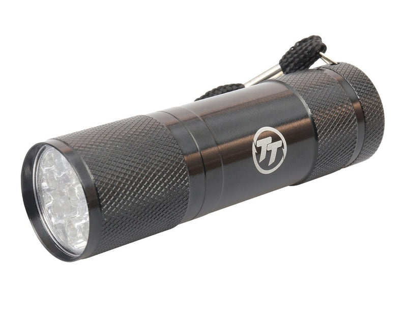 TT Fishing 9 LED Mini UV Flashlight - Bright Hi-Output Torch