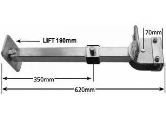 Manutec Quick Release Adjustable LEG Al Foot 620MM - 800MM Deluxe Hammertone Version