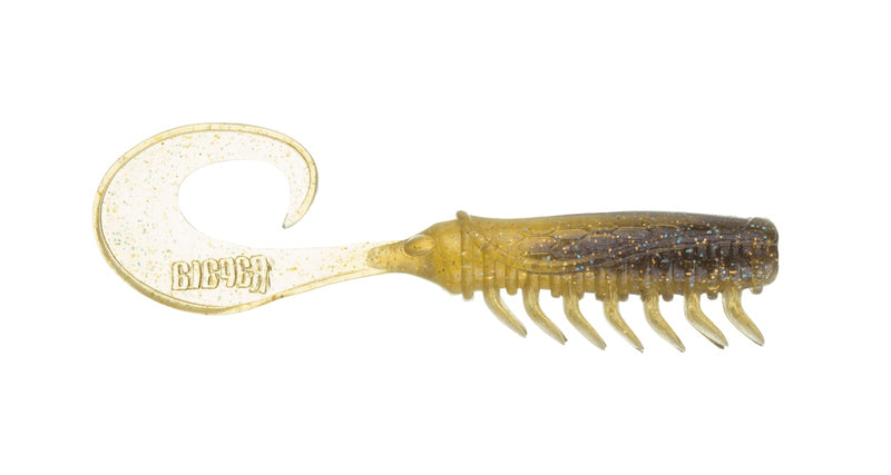 8 Pack of 2.5 Inch Rapala Crush City Creeper Soft Plastic Curly Tail Lures