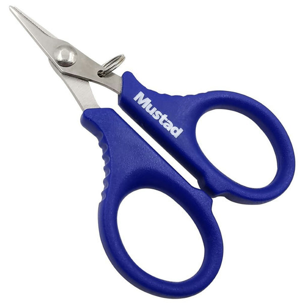 Mustad 3.5 Inch Stainless Steel Fishing Braid Scissors - MT112