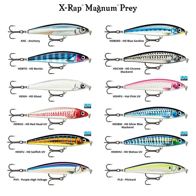 10cm Rapala X-Rap Magnum Prey Lipless Casting Hard Body Fishing Lure