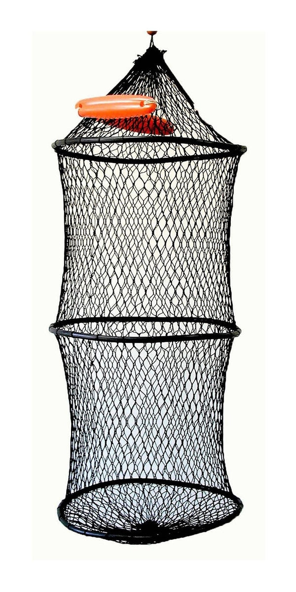 Seahorse Jumbo Collapsible Floating Keeper Net With Draw Cord Closure-Poly Creel