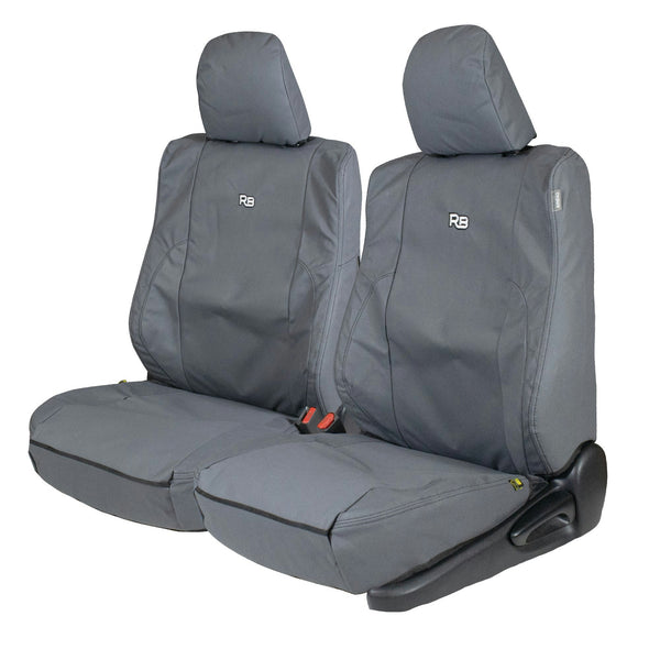 Razorback 4x4 XP7 Heavy Duty Canvas 2x Front Seat Covers Suitable for a Toyota Prado 150 (PRE FACELIFT)