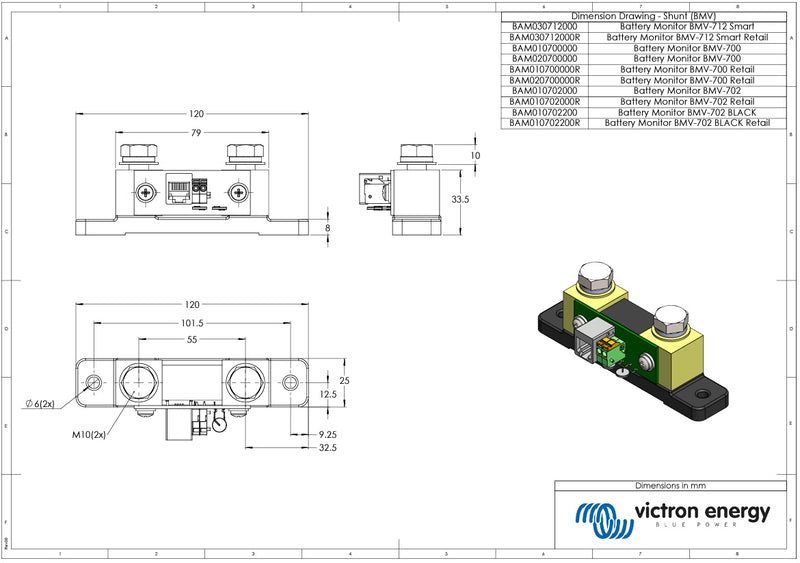 Victron Black Smart BMV-712 Battery Monitor