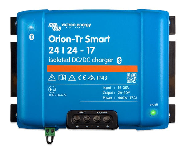 Victron 24V to 24V Orion-Tr Smart 24/24-17A Isolated DC-DC Charger