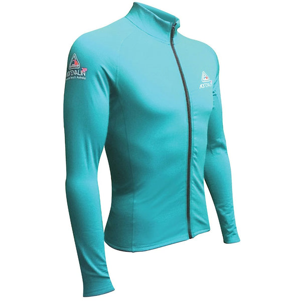 Adrenalin 2P Wet/Dry Thermo Shield LS Zip-Front Top Rapid Dry Jacket Small Aqua