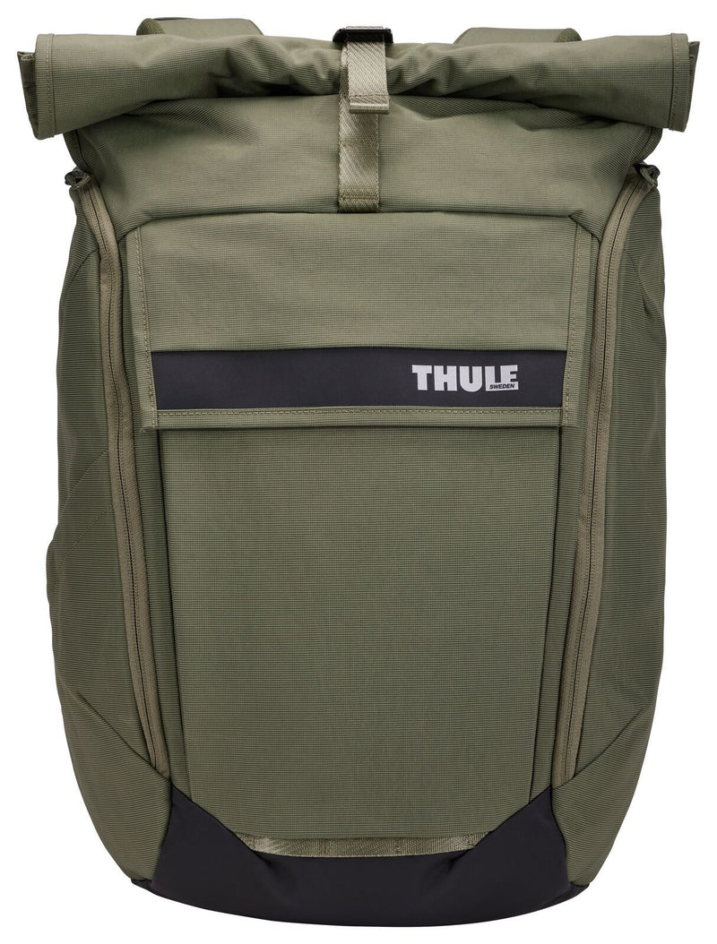 THULE Paramount 24L Rolltop Backpack Bag w/ 16" Laptop Padded Compartment in Olive Green
