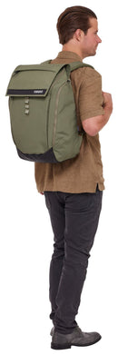 THULE Paramount 27L Water-Resistant Backpack w/ 16" Laptop Compartment in Soft Green