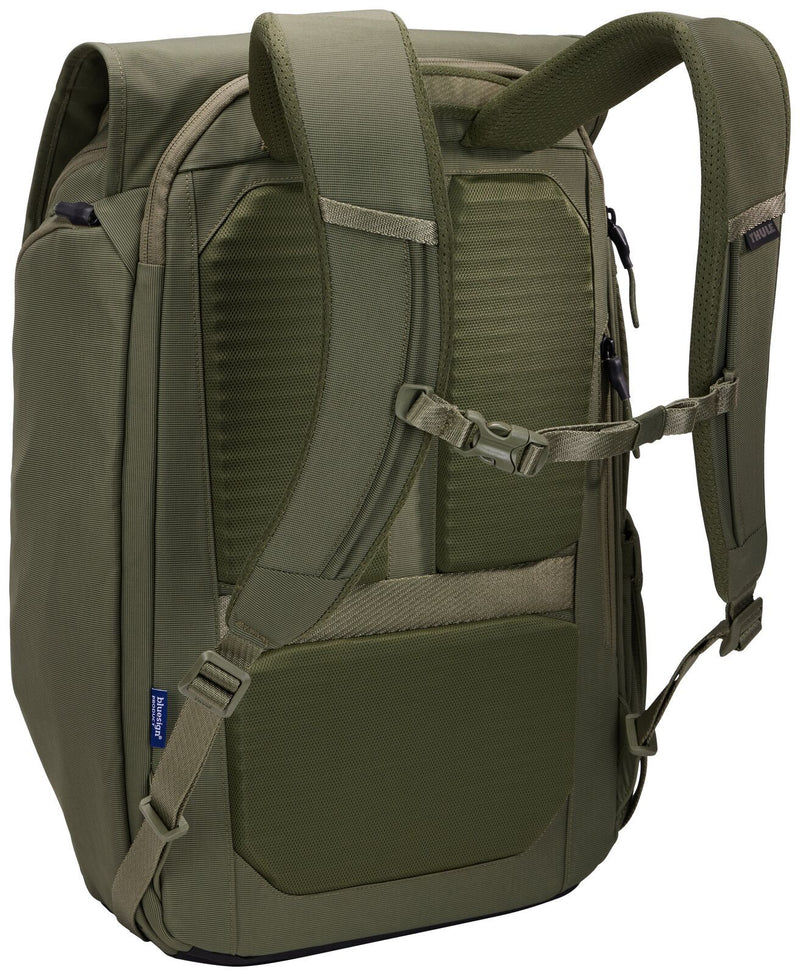 THULE Paramount 27L Water-Resistant Backpack w/ 16" Laptop Compartment in Soft Green