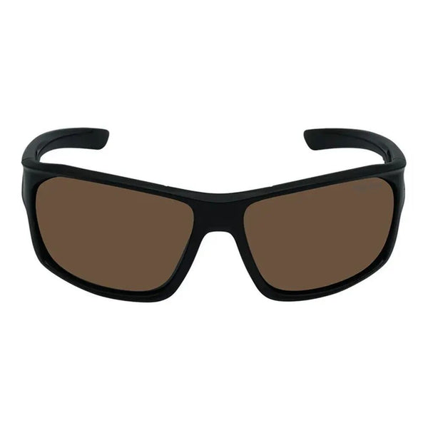 Ugly Fish PFN130 Recycled Fishing Net Black Frame/Brown Lens Wrap Sunglasses