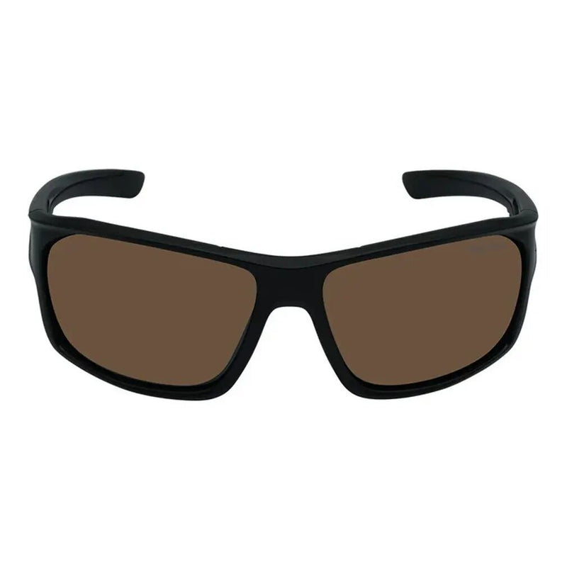 Ugly Fish PFN130 Recycled Fishing Net Black Frame/Brown Lens Wrap Sunglasses