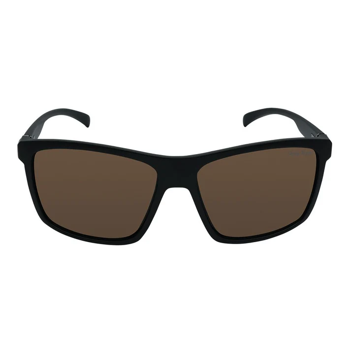 Ugly Fish PFN680 Recycled Fishing Net Black Frame/Brown Lens Wrap Sunglasses