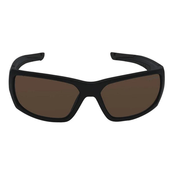 Ugly Fish PFN680 Recycled Fishing Net Black Frame/Brown Lens Wrap Sunglasses