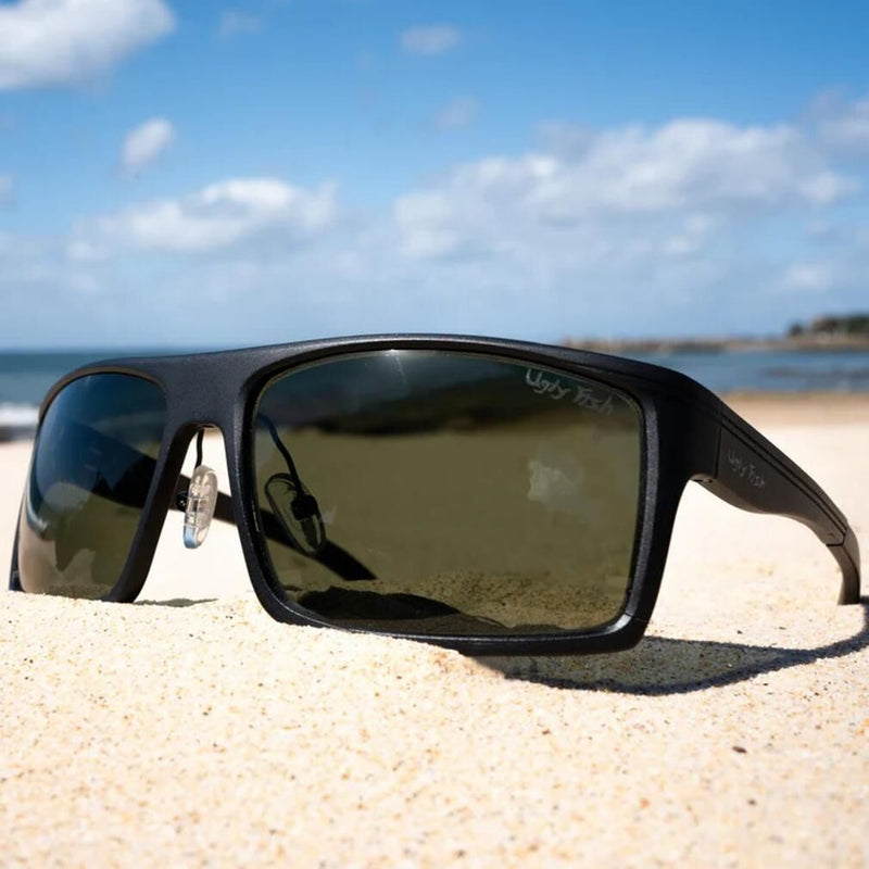 Ugly Fish Blizzard PN24040 +2.50 Bifocal Black Frame/Smoke Lens Sunglasses
