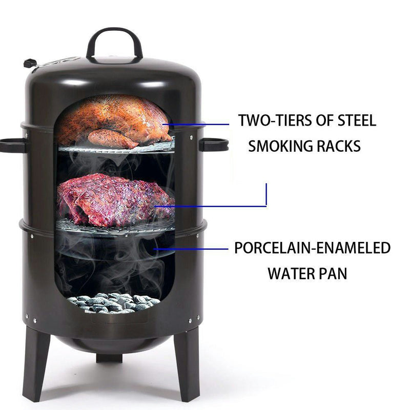 Portable Charcoal Smoker and BBQ