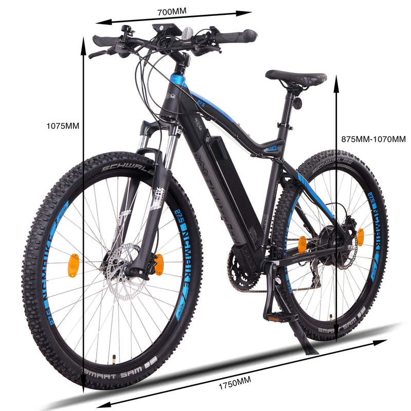 NCM Moscow Plus Electric Mountain Bike,E-Bike, 250W-500W, E-MTB, 48V 16Ah 768Wh