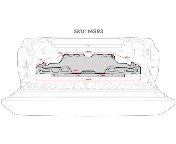 Holden Colorado Load Slide Ute Slide Trays