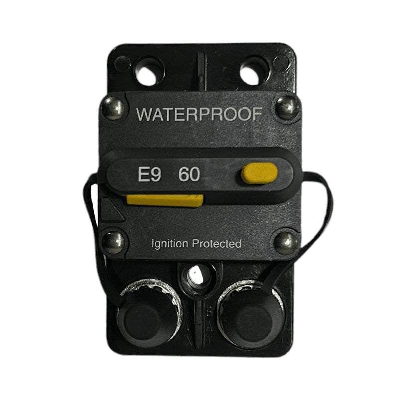 Exotronic 60A Surface Mount Waterproof DC Circuit Breaker - Side by Side