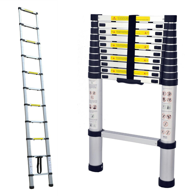 3.2m Portable telescopic ladder with carry bag