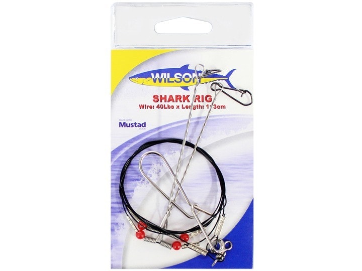 Wilson 113cm Shark Rig with 40lb Wire - Pre-Rigged Shark Rig