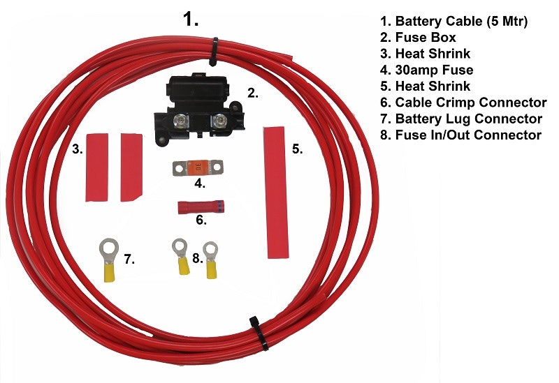 Black Jack™ BJTJ-1001 Trailer Jack With Wiring Harness