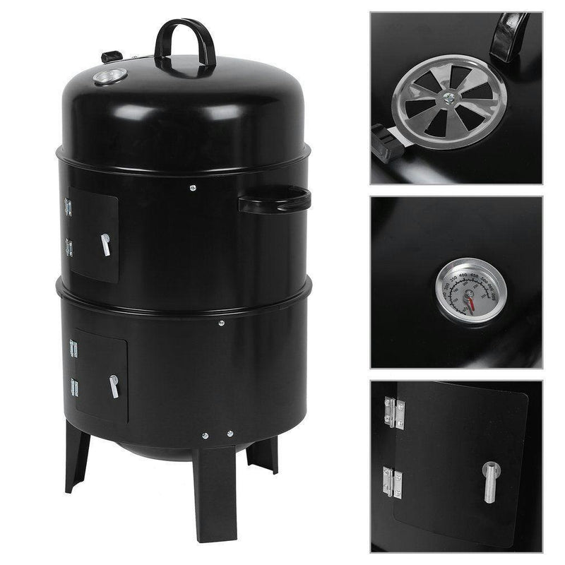 Portable Charcoal Smoker and BBQ