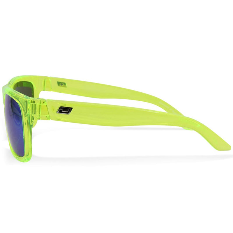 Dirty Dog Boom 53414 Crystal Lime Green/Green Mirror Polarised Sunglasses