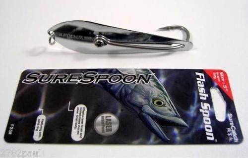 Surecatch 5 Inch Mackerel Flash Spoon - 32gm Trolling Lure