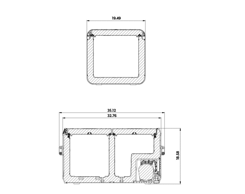 Dometic CFX3 75DZ Fridge/Freezer 75L Free Cover