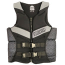 Riders Inc The Wave Men's PFD Life Jacket Vest Black-Grey Sizes L-5XL