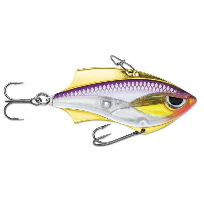 6cm Rapala Rap-V Blade Sinking Vibe Fishing Lure - Purpledescent